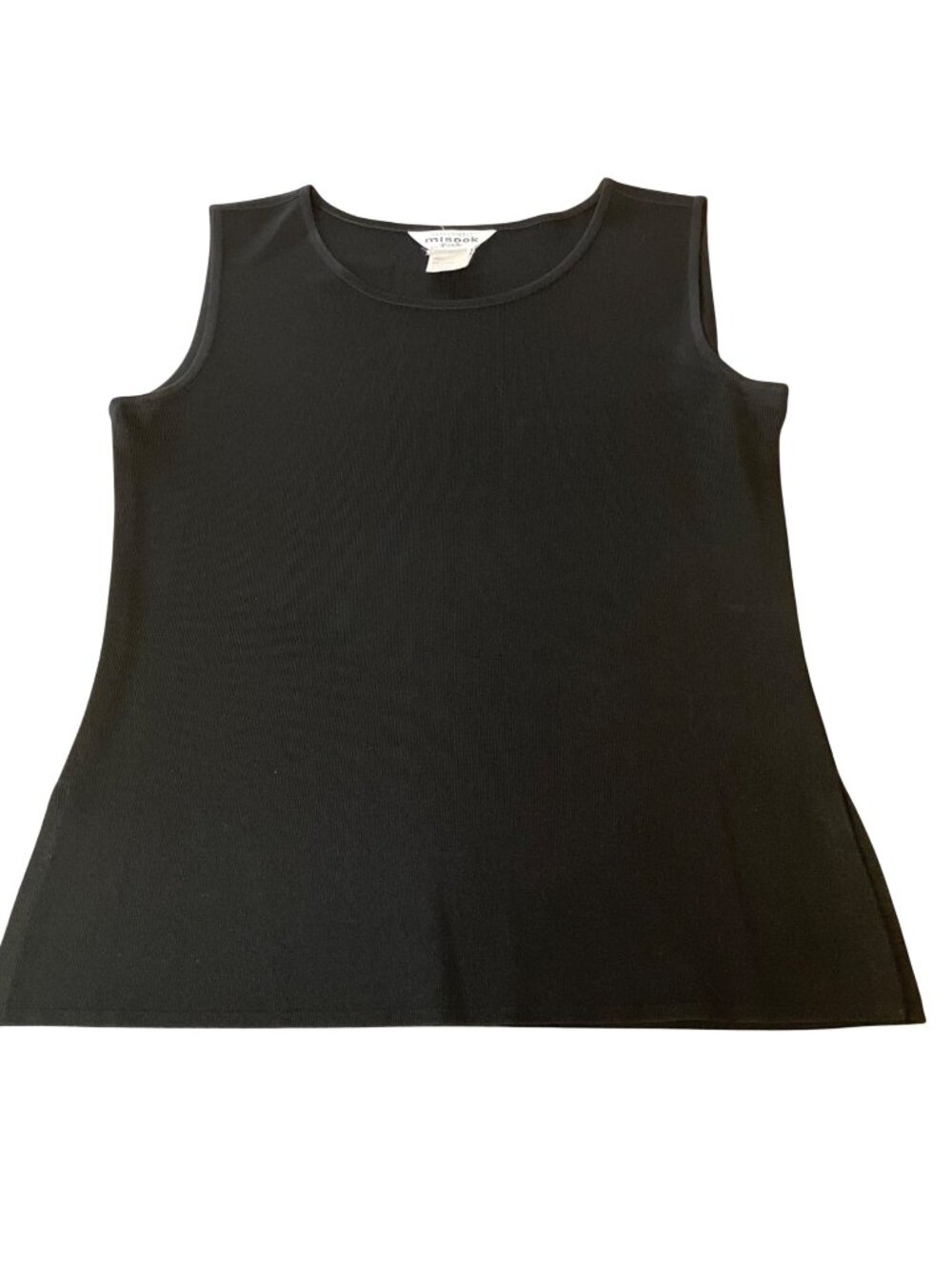 Exclusively Misook Knit Shell Tank Top Layering Sz SM PET